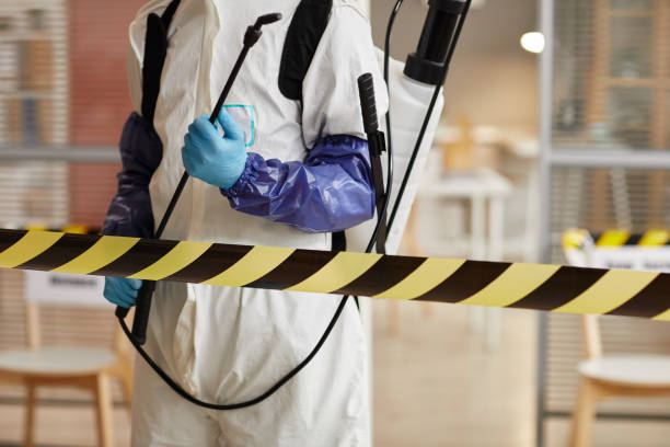 Professional Biohazard Cleanup technician working in Inman, SC